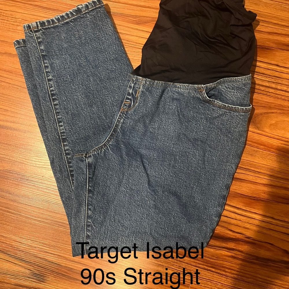 Isabel Maternity by Ingrid & Isabel Blue Denim Maternity Jeans